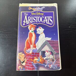 The Aristocats VHS Walt Disney Masterpiece 1996 Clamshell Family Animation